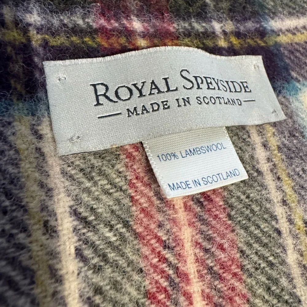 Royal Speyside Scottish Lambswool Plaid Scarf